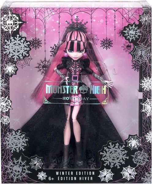 Лялька Monster High Дракулаура Святкова зимова &mdash; Draculaura Howliday Winter Edition (HKX67) HKX67 фото