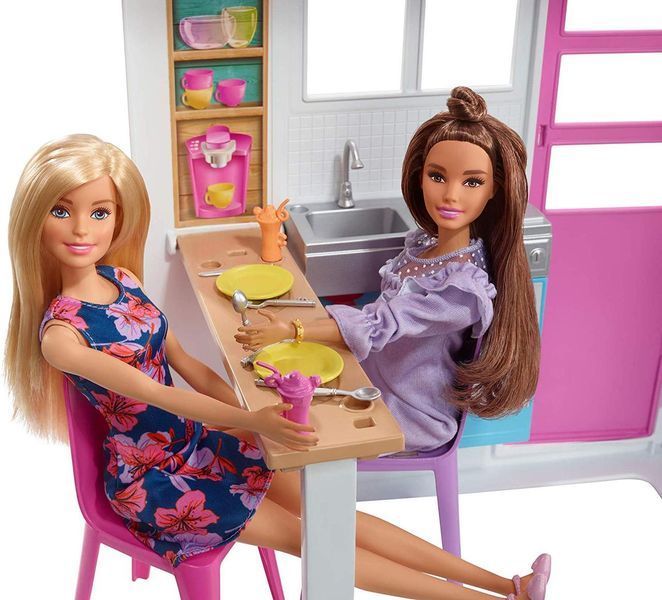 Ігровий набір Будиночок Барбі з лялькою та басейном &mdash; Barbie Doll House Playset (FXG55) FXG55 фото