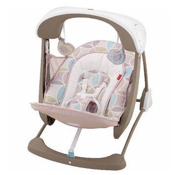 Кресло качель Дэлюкс Возьми с собой бежевое Fisher Price CJV03 CJV03 фото
