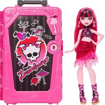 Кукла Monster High Дракулаура Чемодан с секретами серия 7 &mdash; Draculaura Skulltimate (JDR50) JDR50 фото