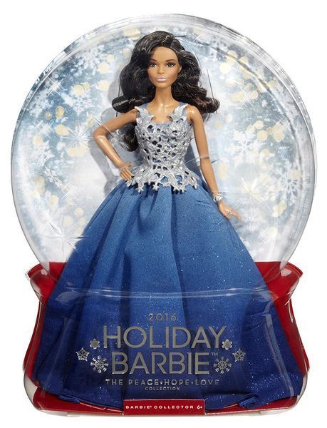 Колекційна лялька Барбі Святкова 2016 в синьому &mdash; Barbie Holiday (DGX99) DGX99 фото