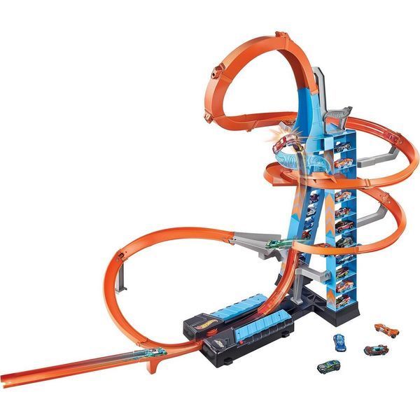 Автотрек Хот Вилс Небоскреб Падение с башни Hot Wheels Sky Crash Tower GJM76 GJM76 фото