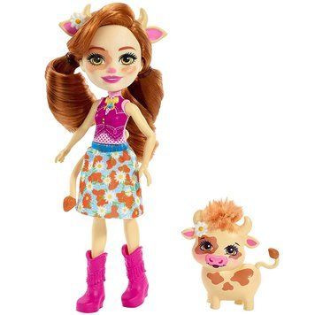 Лялька Enchantimals Кембрі Корівка і Кардл &mdash; Cambrie Cow & Curdle (FXM77) FXM77 фото
