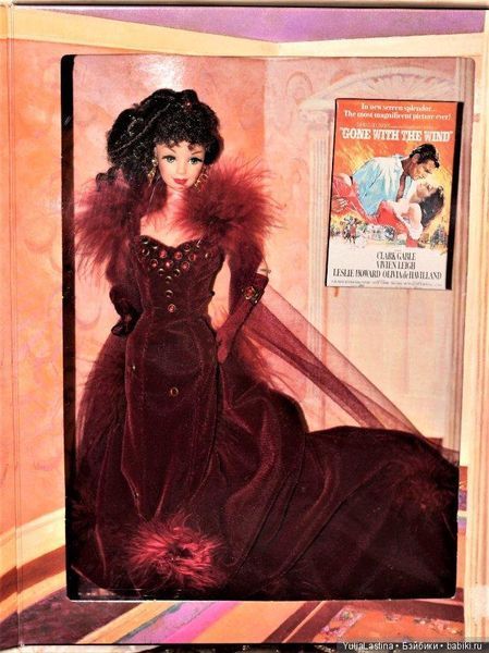 Коллекционная кукла Барби Скарлетт О'Хара 1994 &mdash; Barbie Scarlett O'Hara Hollywood Legends Collection (12815) 12815 фото