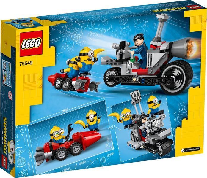 Конструктор LEGO Minions 75549 Невероятная погоня на мотоцикле 75549 фото