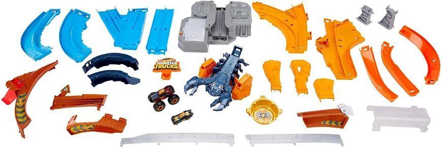 Автотрек Хот Вілс Гонка зі скорпіоном Hot Wheels Monster Trucks Scorpion GNB05 GNB05 фото