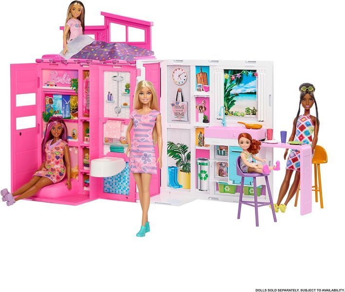 Игровой набор Домик Барби с куклой &mdash; Barbie Getaway Doll House (HRJ77) HRJ77 фото