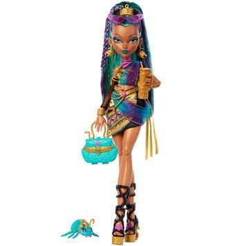 Лялька Monster High Нефера де Ніл Базова Покоління 3 &mdash; Nefera De Nile Basic G3 with Accessories and Pet (JDR48) JDR48 фото
