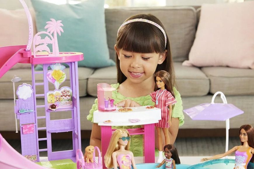 Ігровий набір Басейн Мрії Барбі з гіркою та джакузі &mdash; Barbie Dream Pool Playset (JFP01) JFP01 фото