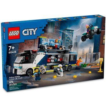 Конструктор LEGO City 60418 Полицейский грузовик с криминалистической лабораторией 60418 фото