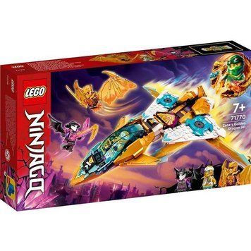 Конструктор LEGO Ninjago 71770 Реактивный самолёт Зейна Золотой дракон 71770 фото