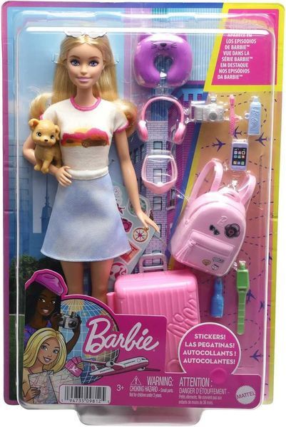 Кукла Барби Путешественница с щенком  &mdash; Barbie Travel (HJY18) HJY18 фото