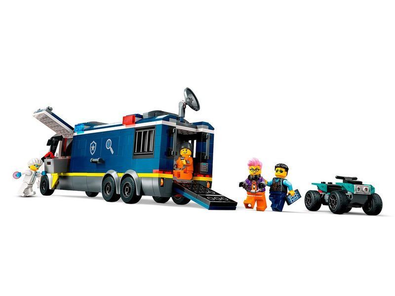 Конструктор LEGO City 60418 Полицейский грузовик с криминалистической лабораторией 60418 фото