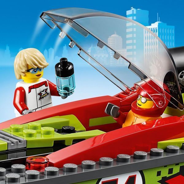 Конструктор LEGO City 60254 Транспортувальник швидкісних катерів 60254 фото