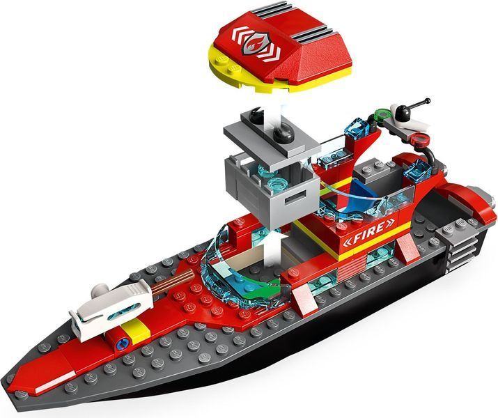 Конструктор LEGO City 60373 Пожежний рятувальний катер 60373 фото