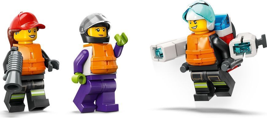 Конструктор LEGO City 60373 Пожежний рятувальний катер 60373 фото
